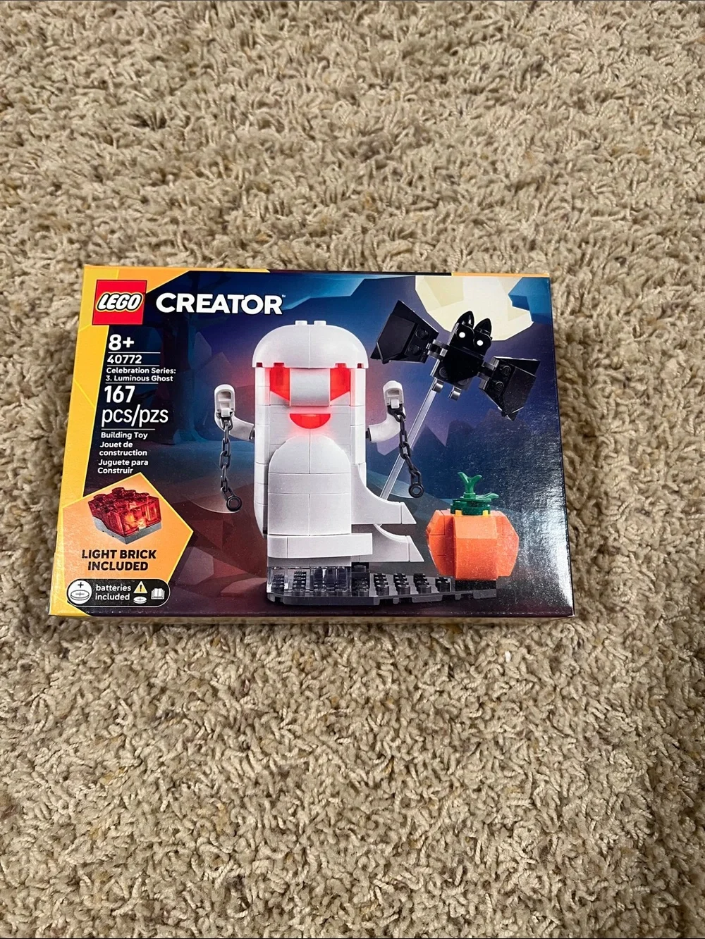 LEGO Creator White Ghost Halloween Build Set - 167 pcs